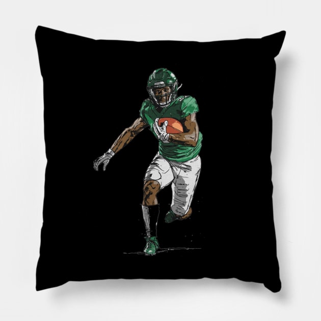 Michael Carter New York J Bold Pillow by MASTER_SHAOLIN