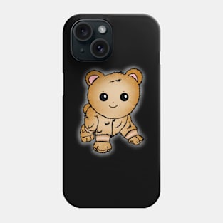 Cute Golden Baby Bear Phone Case