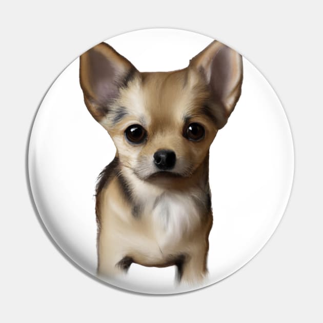 Cute Chihuahua Drawing Pin by Play Zoo