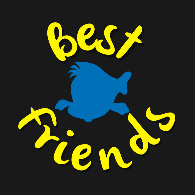 The Little Mermaid Flounder Best Friends by Minniemetees