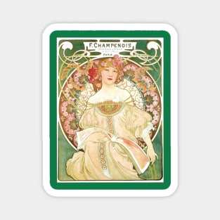 Vintage Alphonse Mucha Daydream Magnet