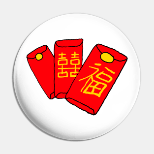 Red Envelopes (Chinese New Year) Pin