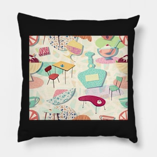 Retro Coffee bar Pillow