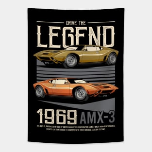 1969 AMC AMX/3 Racing Car Tapestry