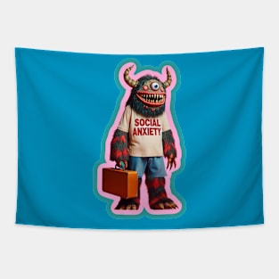 Monsters have anxiety too Tapestry