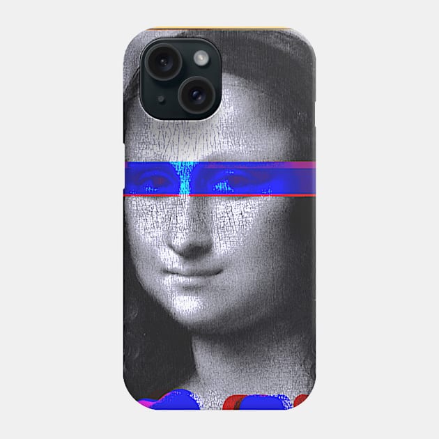 Fauxnalisa -🔴•🔵- Phone Case by 32Baboons