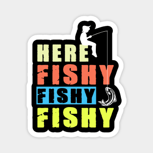 Funny Fishing Magnet