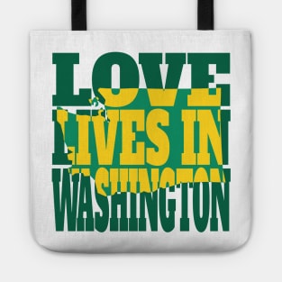 Love Lives in Washington Tote