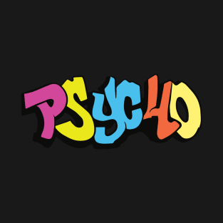 Pycho Graffiti Tag T-Shirt