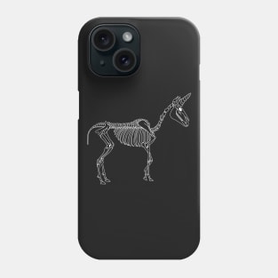 Spooky Unicorn (White) Phone Case