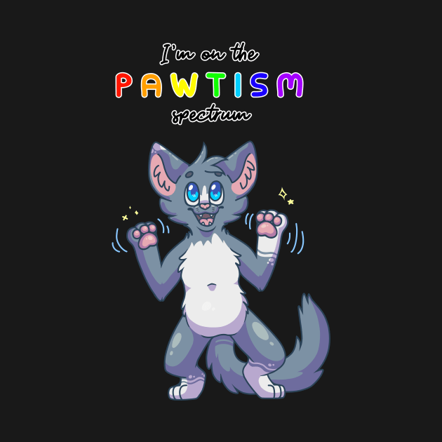 Pawtism Spectrum ActuallyAutistic Pride by Catbreon