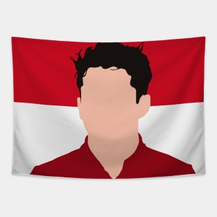 Charles Leclerc Face Art - Flag Edition Tapestry