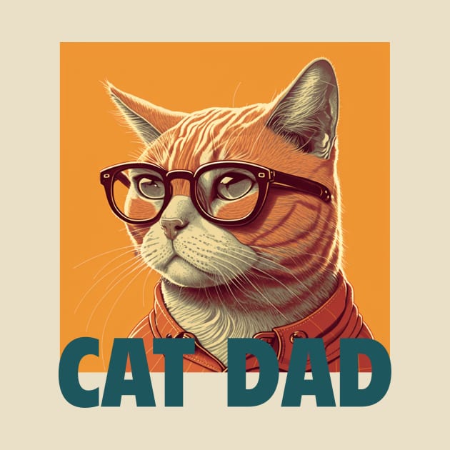 Purrfectly Proud Cat Dad by Planty of T-shirts