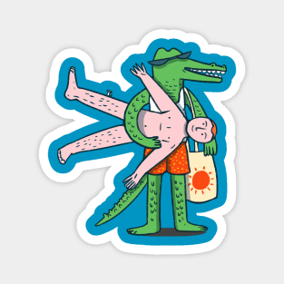 Mr Croco ready for summer Magnet