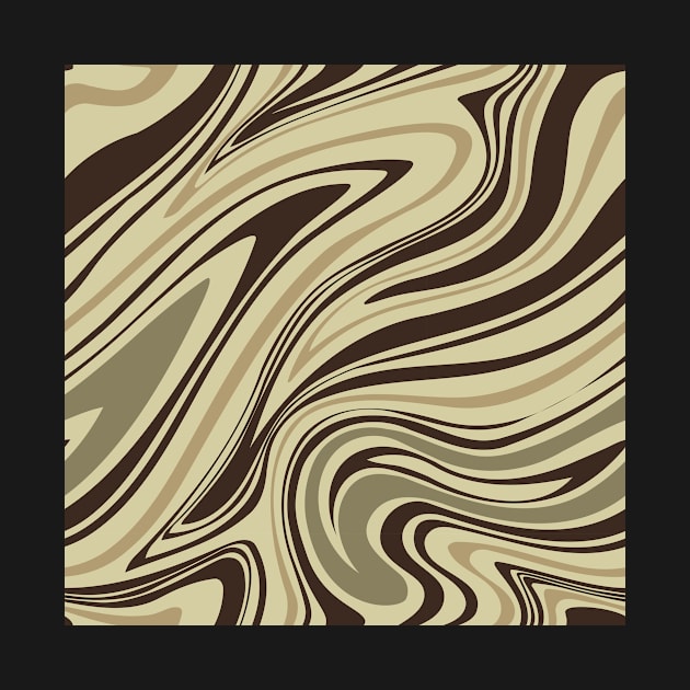 Groovy Swirling Liquid Pattern - Earthy Combo by Charredsky