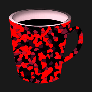 Red Cup of Coffee Espresso Mosaic T-Shirt