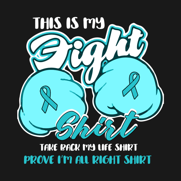 this is my fight cervical cancer shirt by TeesCircle