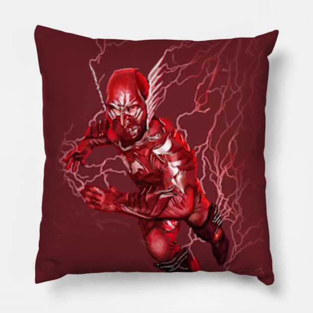 red death lighting Pillow by xzaclee16