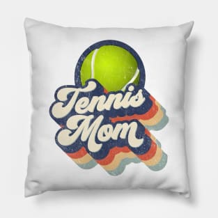 Retro Tennis Mom Mother's Day Pillow