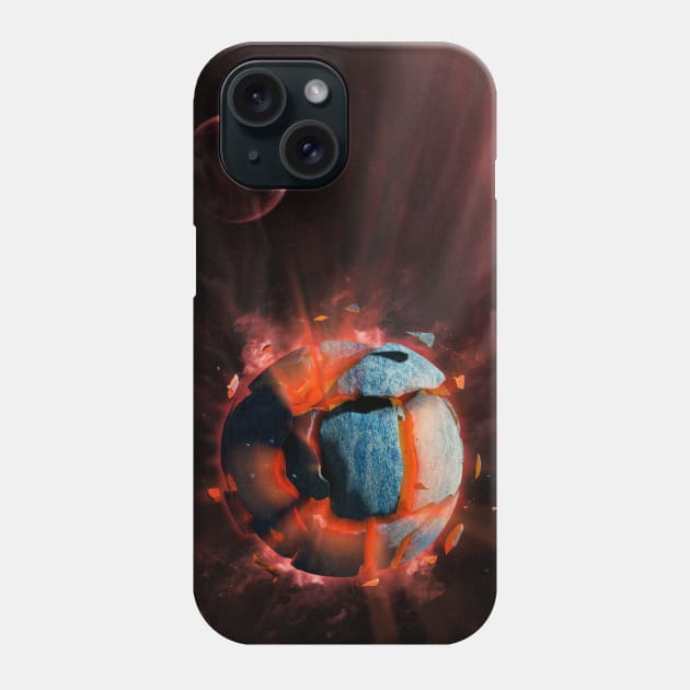 Exploding Planet Phone Case by Packrat