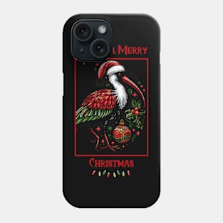 Ibis you a Merry Christmas - Bin Chicken's Christmas Phone Case