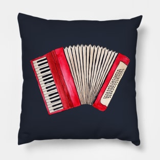 Red Accordion Pillow