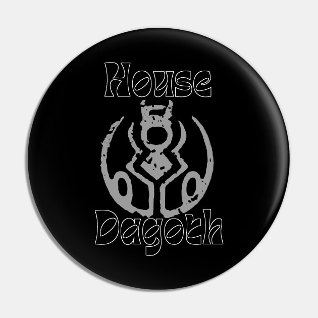 House Dagoth Pocket Grey Sigil Joke Design Pin by FrenArt