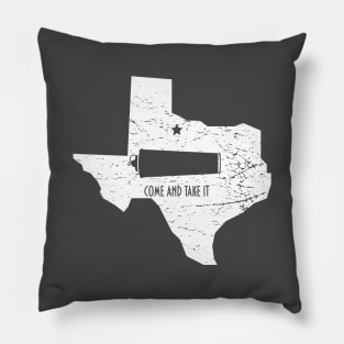 Come and Take it Gonzales Battle Texas Flag Pillow