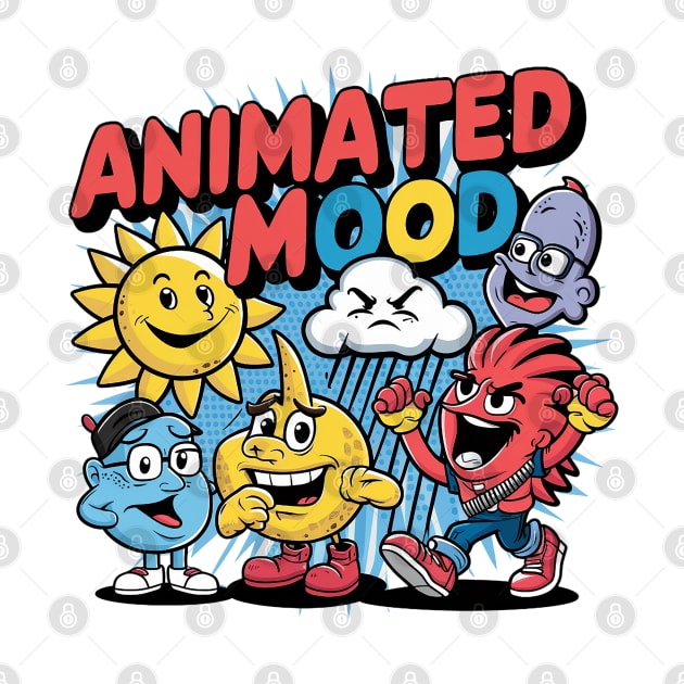 Animated Mood - Colorful Emotion Characters by WEARWORLD