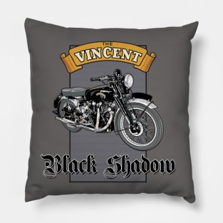 Vincent Black Shadow Pillow