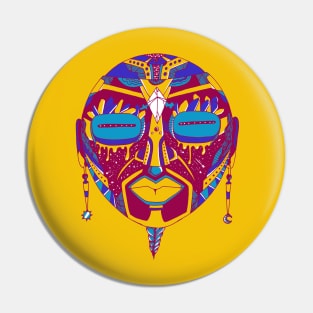 Triad African Mask 2 Pin