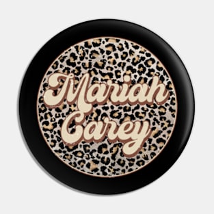 Classic Music Carey Personalized Name Circle Birthday Pin