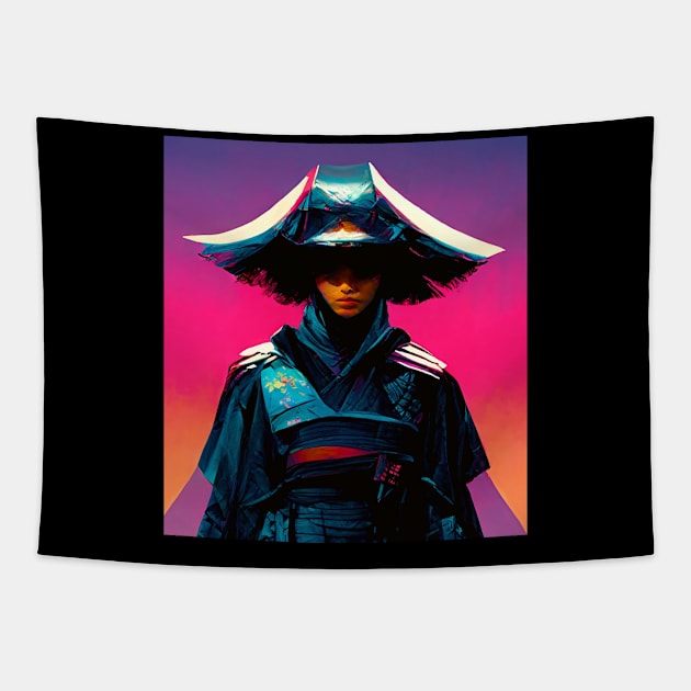 Afro Ronin Girl Tapestry by Edongski303 Teepublic Merch