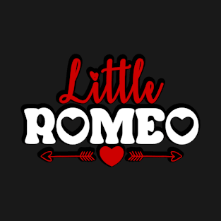 Little Romeo In White Letters T-Shirt