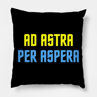 Ad Astra Per Aspera Pillow