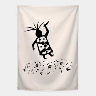 Angry Mood Design Tapestry