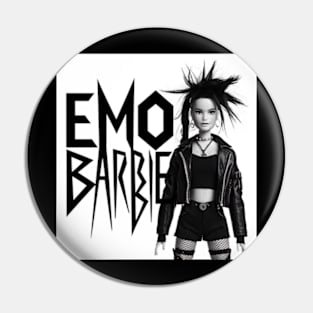 Emo Barbie Pin