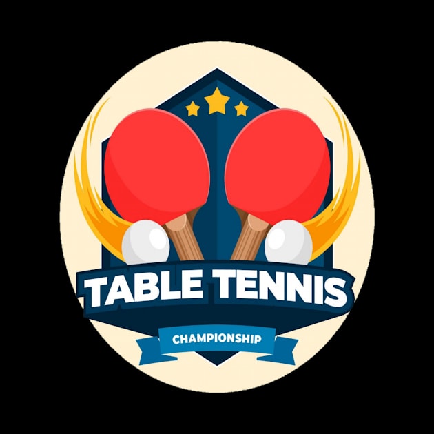 table tennis Funny by TeeRochi