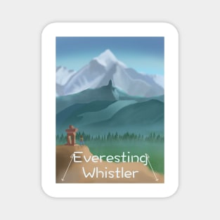 Everesting Whistler Magnet