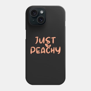 Just Peachy Retro 70s Georgia Peaches Summer Fruit Phone Case