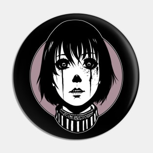 Gothic doll Pin