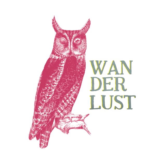 Wanderlust owl by CasaMora