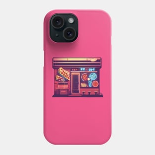 Retro pizza place - japanese style Phone Case