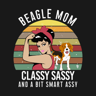 Beagle Mom Classy Sassy vintage T-Shirt