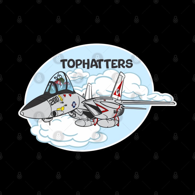 Tomcat Cartoon VF-14 Tophatters by MBK