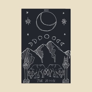 Moon Tarot Design T-Shirt