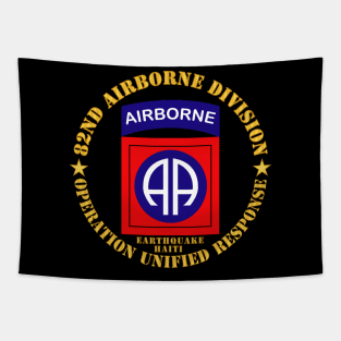 82nd Airborne Division - Operation Unified Response - Earthquake Haiti Tapestry