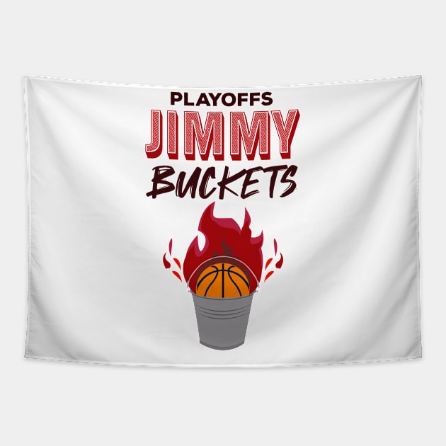 playoffs jimmy buckets fan Tapestry by HCreatives