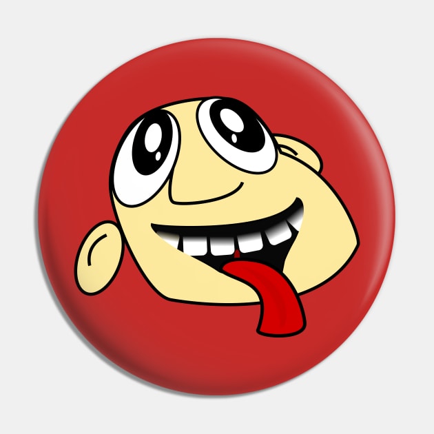 Excited Funny Face Cartoon Emoji Pin by AllFunnyFaces