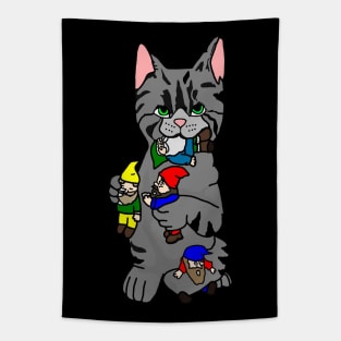 Garden Gnome Hunter Tapestry